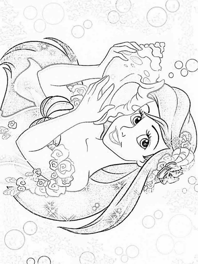 Giadinhsu.com - Tranh tô màu công chúa Ariel