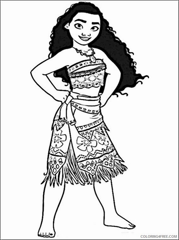 Giadinhsu.com - Tranh tô màu công chúa Moana - Hành trình của Moana